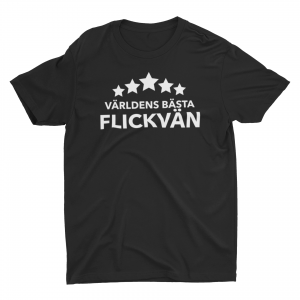 VÄRLDENS BÄSTA FLICKVÄN, T-SHIRT UNISEX